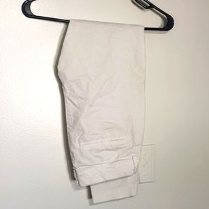 Pixie mid rise white pants